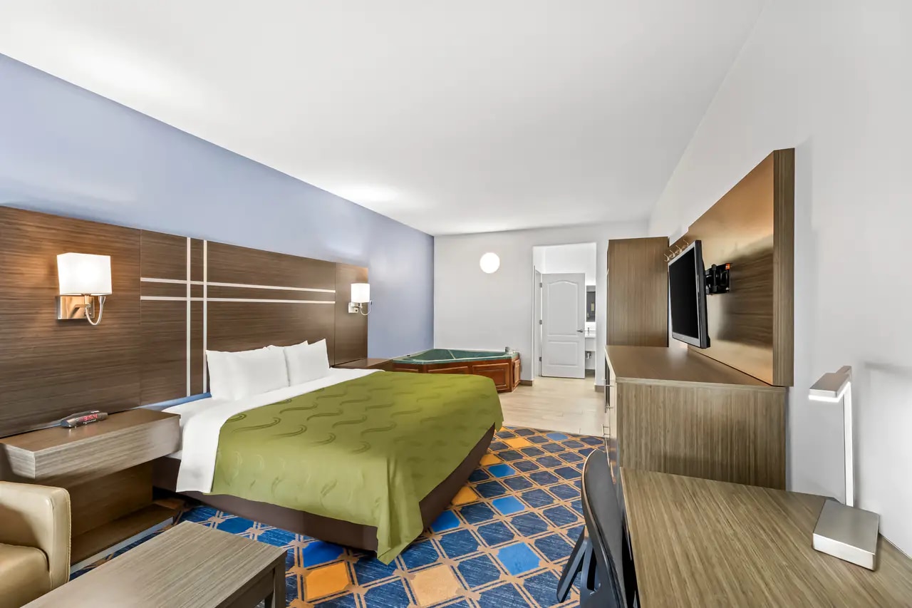 Guest room with king