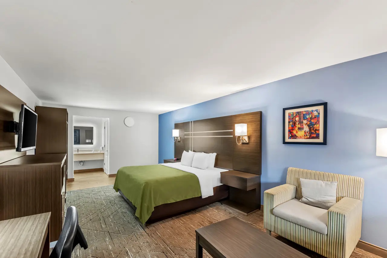 Guest room with king